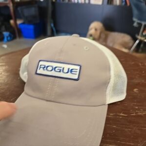 Rogue Beige and White Cap